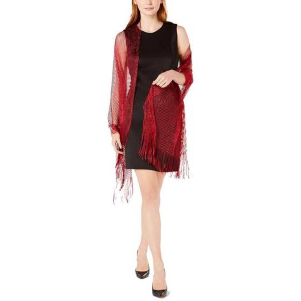 Inc International Concepts Womens Lurex Metallic Net Evening Wrap